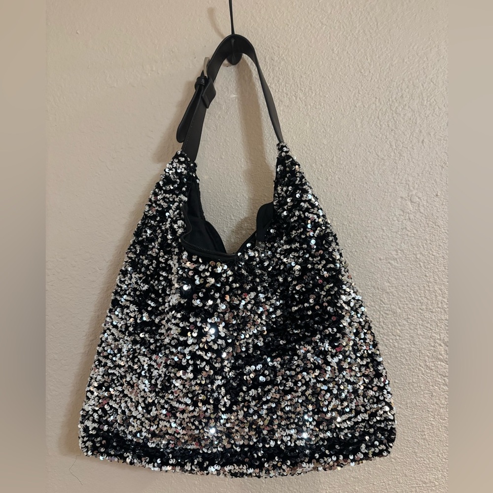 Sequin Evening Boho Bing Embellished Feminine Formal Shoulder Bag Purse
